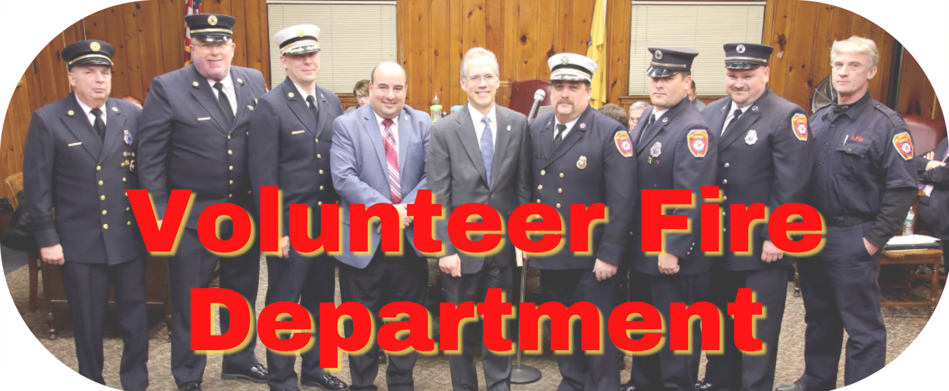 Volunteer Fire Department Banner