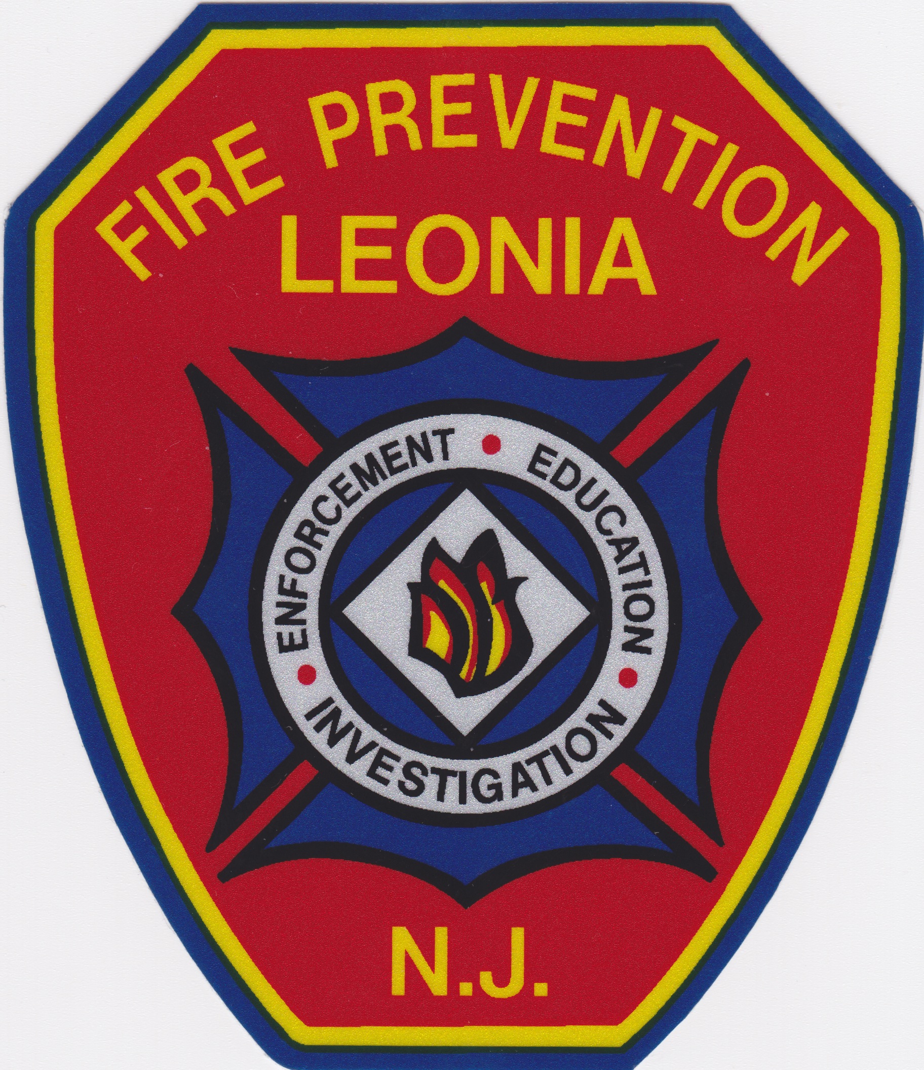 Leonia Fire Prevention Bureau Patch