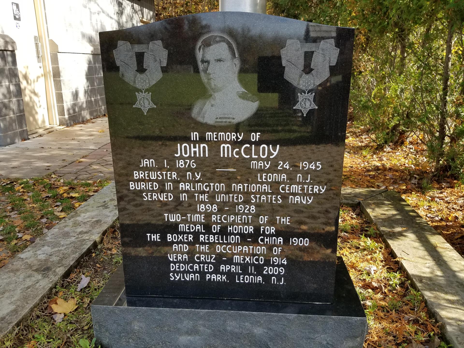 Sylvan Park John McCloy Memorial